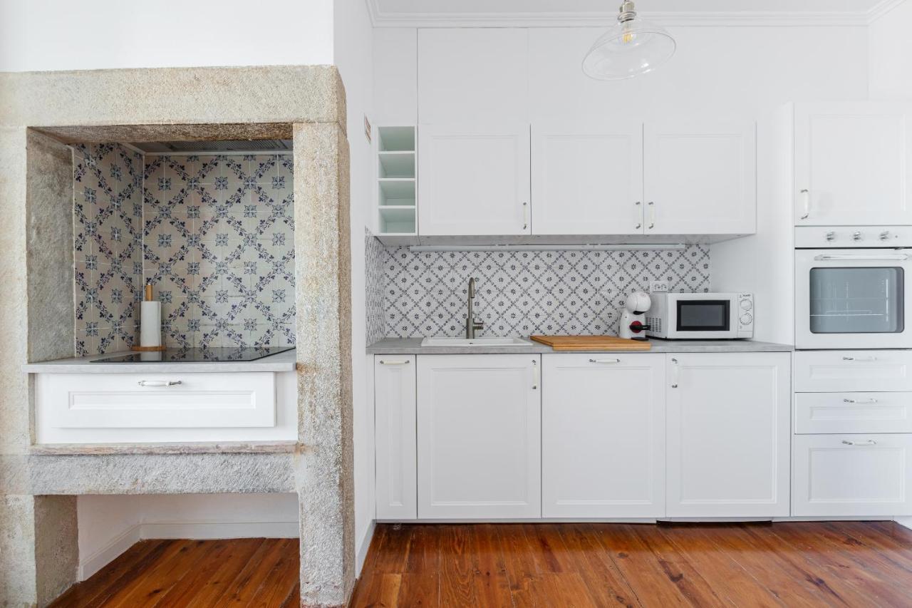 White & Blue Vintage Home In Graca Lisboa المظهر الخارجي الصورة