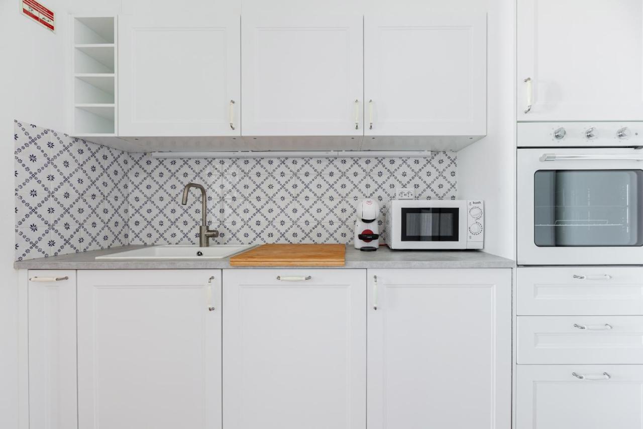 White & Blue Vintage Home In Graca Lisboa المظهر الخارجي الصورة