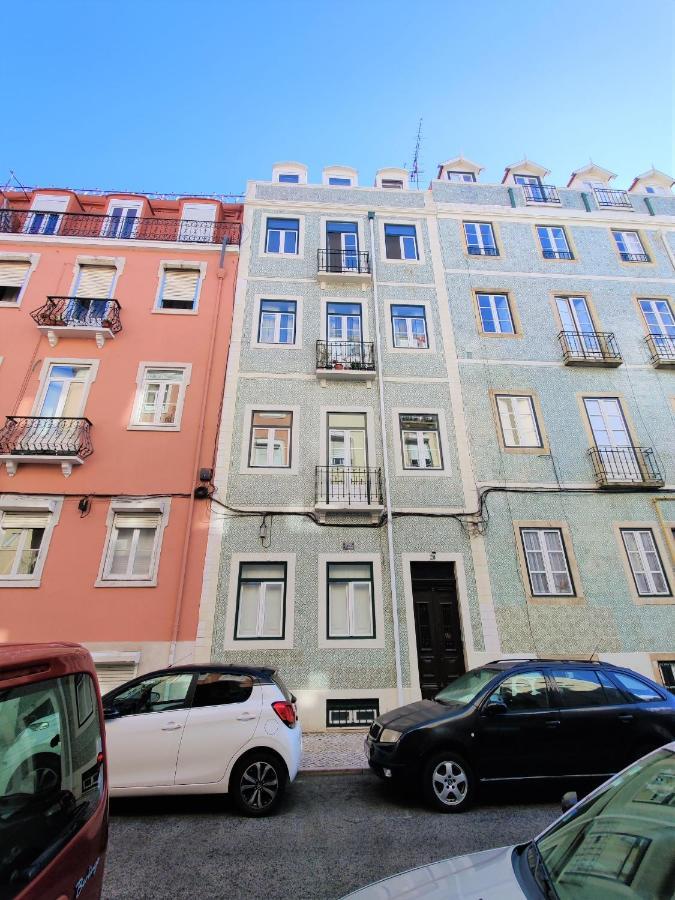 White & Blue Vintage Home In Graca Lisboa المظهر الخارجي الصورة